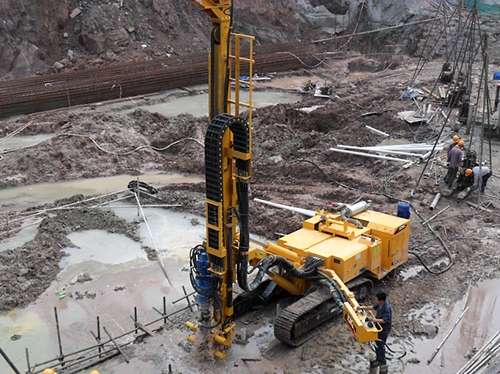 錨杆鑽(zuan)施工4